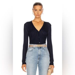 Nili Lotan Brenna Black Cardigan Medium